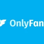 OnlyFans logo on a blue background, featuring creators and HMRC.
