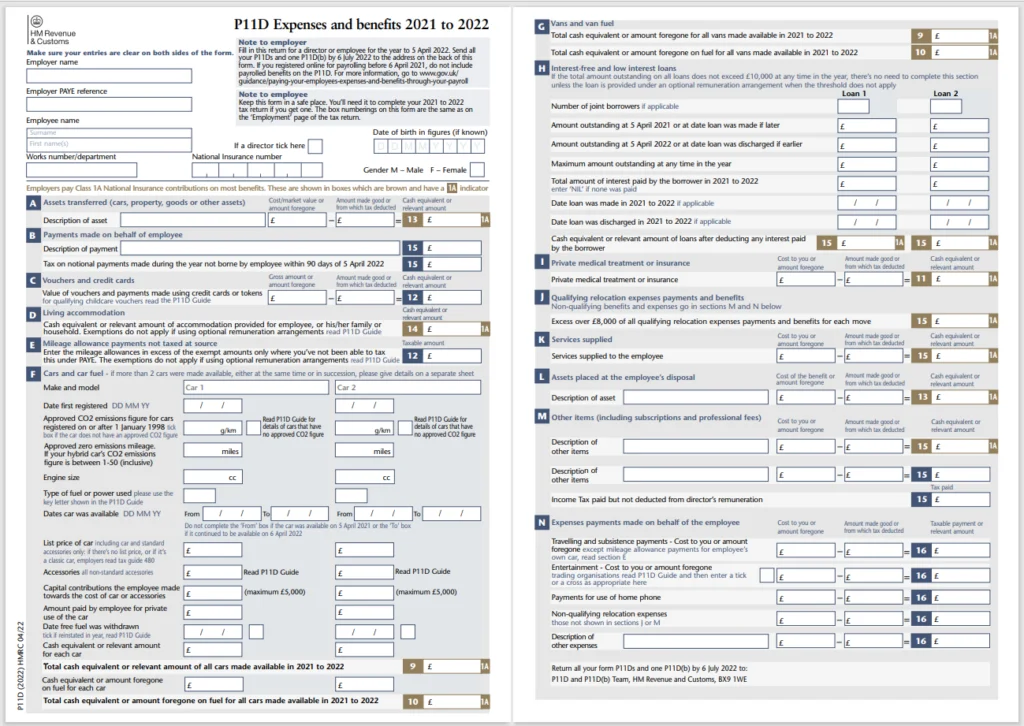 Digital Submission of P11Ds Mandatory from 6 April 2023 1 P11D