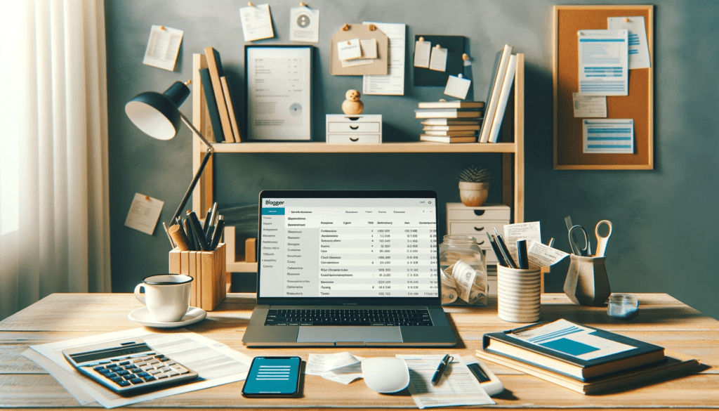 Blogger's Guide to Expenses: Essential Tips for Saving Tax 3 content creator organising expenses